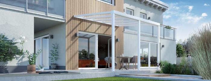 Acheter Pergola en Aluminium easy edition - blanche - Ma Menuiserie Française
