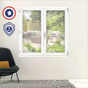 Fenêtre PVC Confort 2 vantaux sur mesure