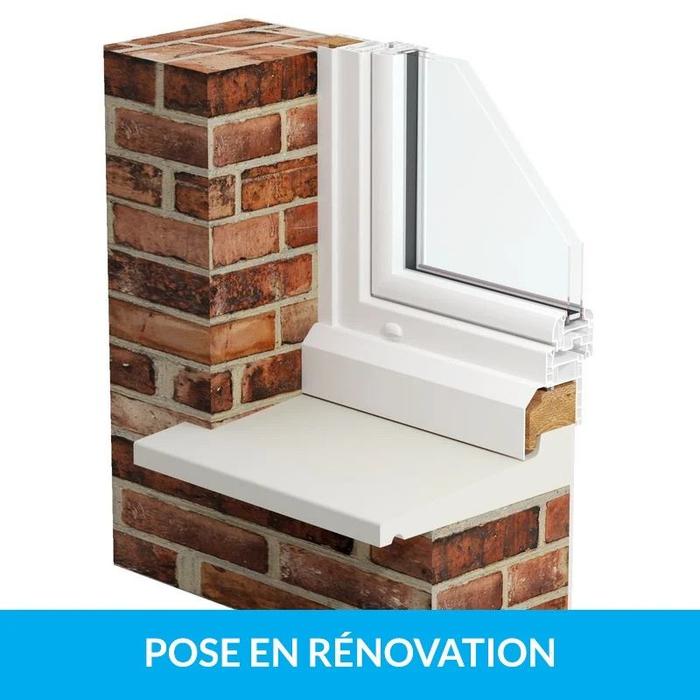 Acheter Porte fenêtre PVC CONFORT 1 vantail sur mesure - Ma Menuiserie Française