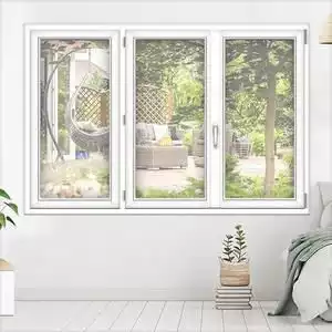 Fenêtre PVC sur-mesure - 3 vantaux - Gamme Confort