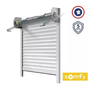 Volet roulant sur mesure  TRADITIONNEL lame Aluminium motorisation SOMFY