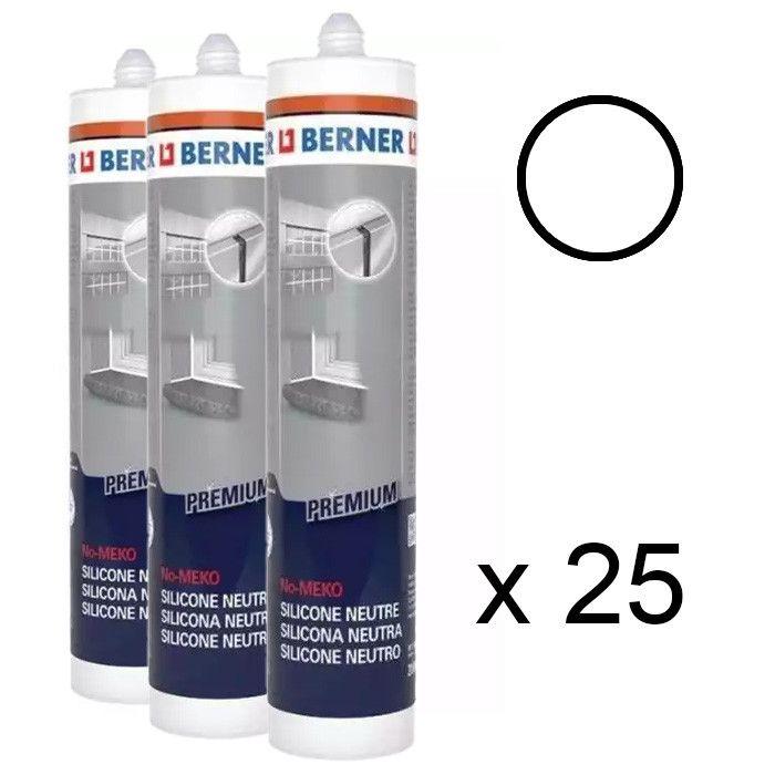 Acheter Silicone berner neutre alcoxy SNJF Premium Blanc 1 carton (25 unités) - Ma Menuiserie Française