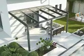 Pergola en Aluminium easy edition - gris anthracite