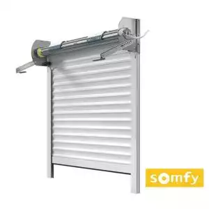 Volet roulant sur mesure  TRADITIONNEL lame Aluminium motorisation SOMFY